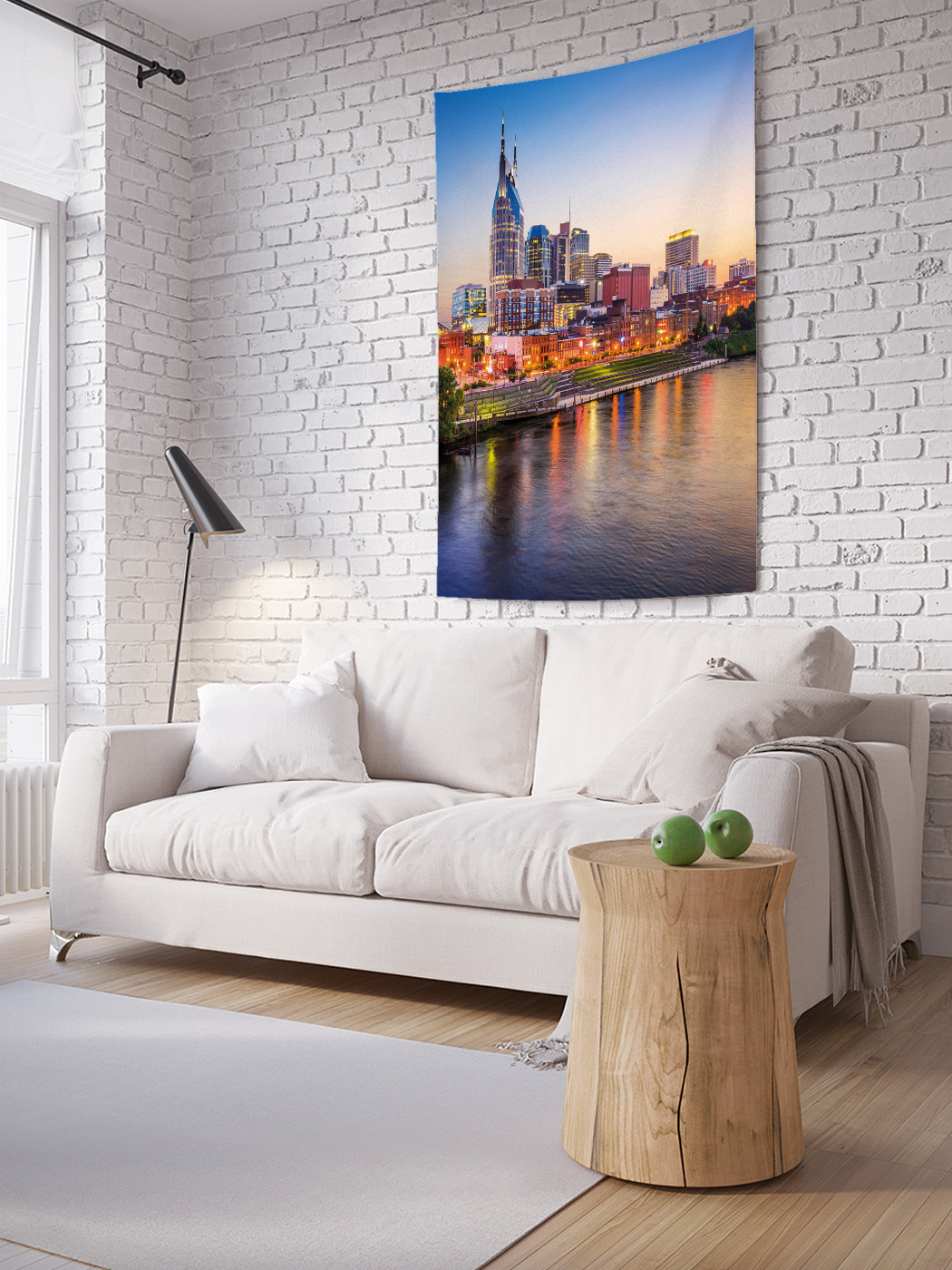 

Вертикальное фотопанно на стену JoyArty Вид на реке 100x150 см, Вид на реке