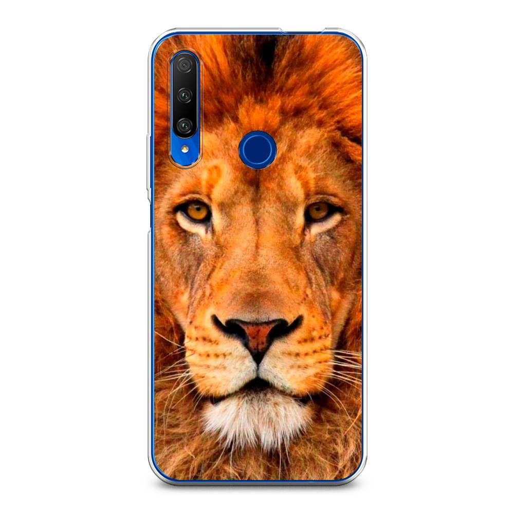 

Чехол на Huawei Honor 9X Premium "Благородный лев", Оранжевый, 610650-1