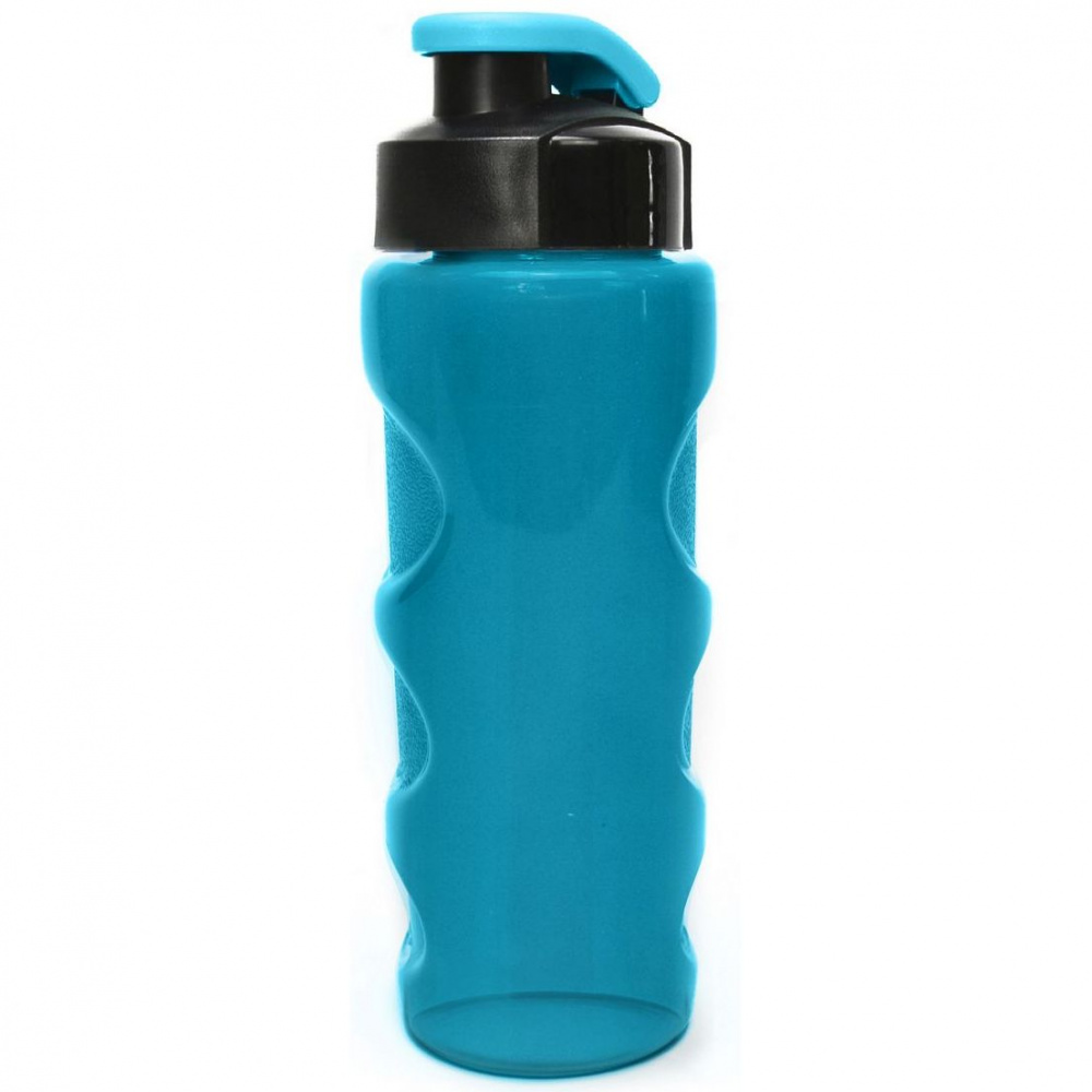 

Бутылка спортивная Wowbottles "Health And Fitness", со шнурком, голубая, 500 мл