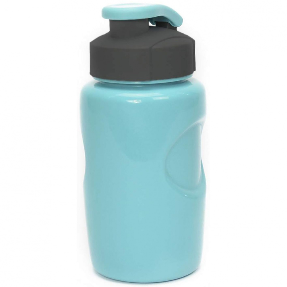 

Бутылка спортивная Wowbottles "Health And Fitness", со шнурком, голубая, 350 мл