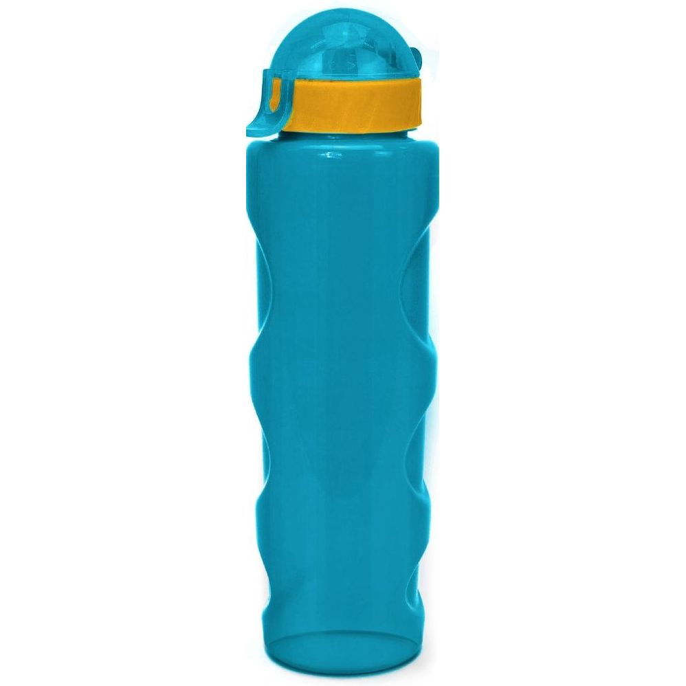

Бутылка спортивная Wowbottles "Lifestyle", с трубочкой, со шнурком, голубая, 700 мл