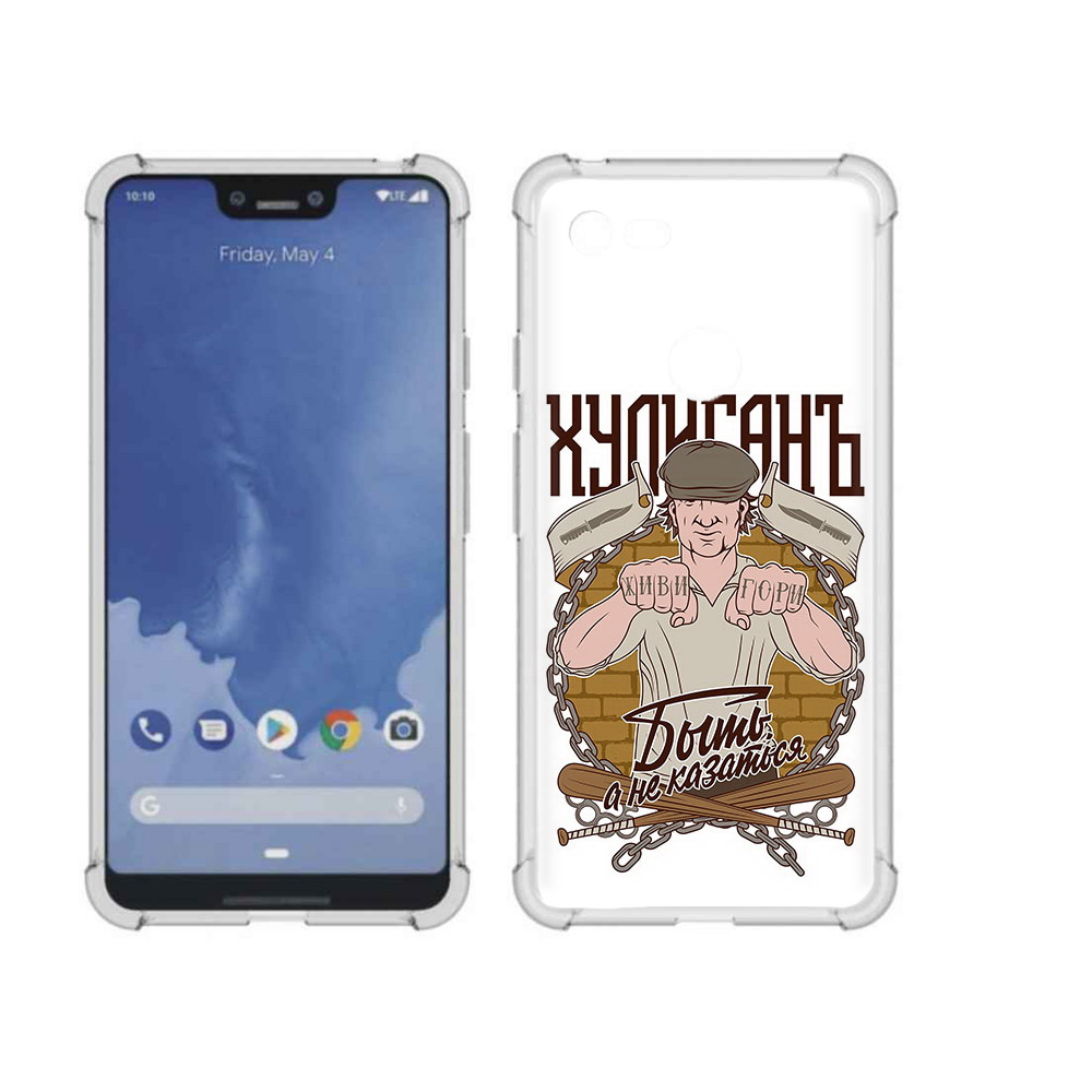 

Чехол MyPads Tocco для Google Pixel 3 XL Хулиган, Прозрачный, Tocco