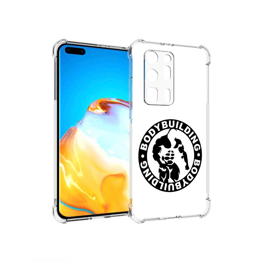 

Чехол MyPads Tocco для Huawei P40 Pro+ бодибилдинг, Прозрачный, Tocco