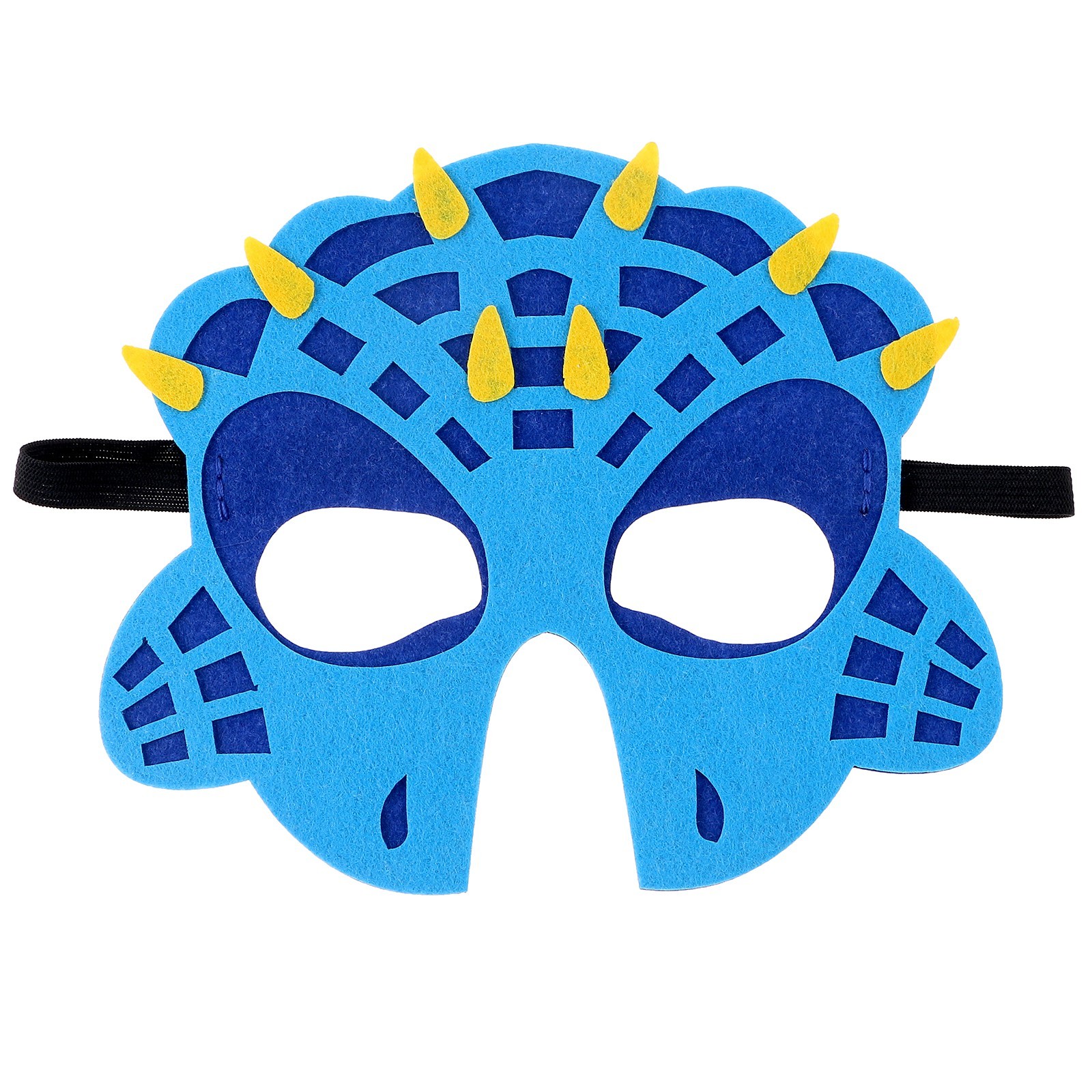 Карнавальная маска Дракон маска карнавальная дракончик голубой