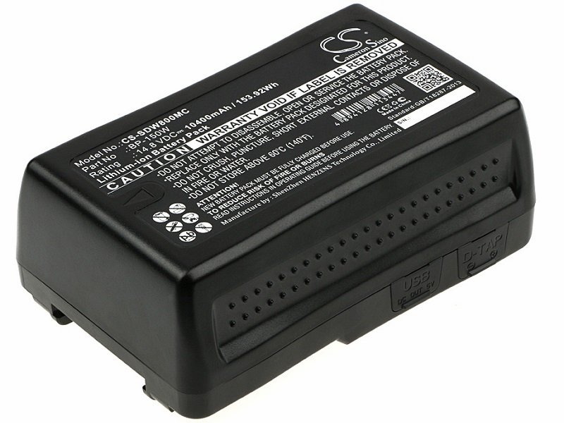 Аккумулятор для Sony PDW-850 (BP-95W, BP-150W) 10400mAh