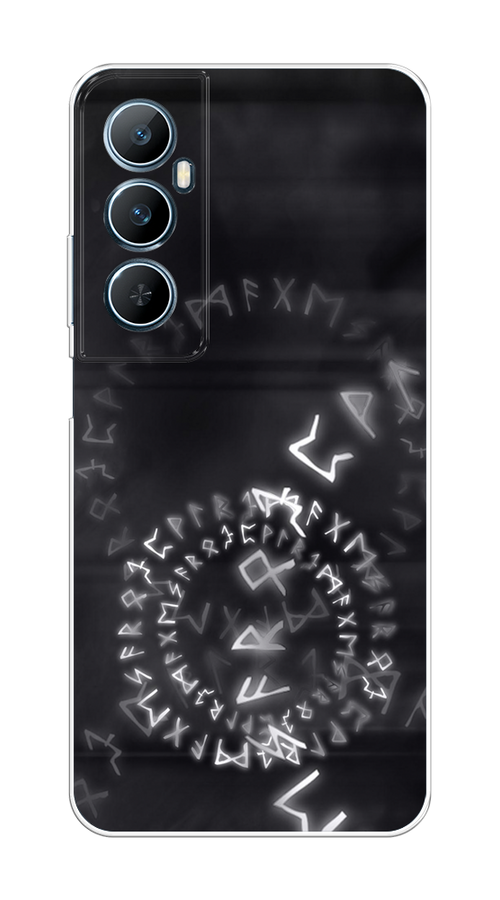 

Чехол на Realme C65 "Руны", Серый;черный, 2516750-1