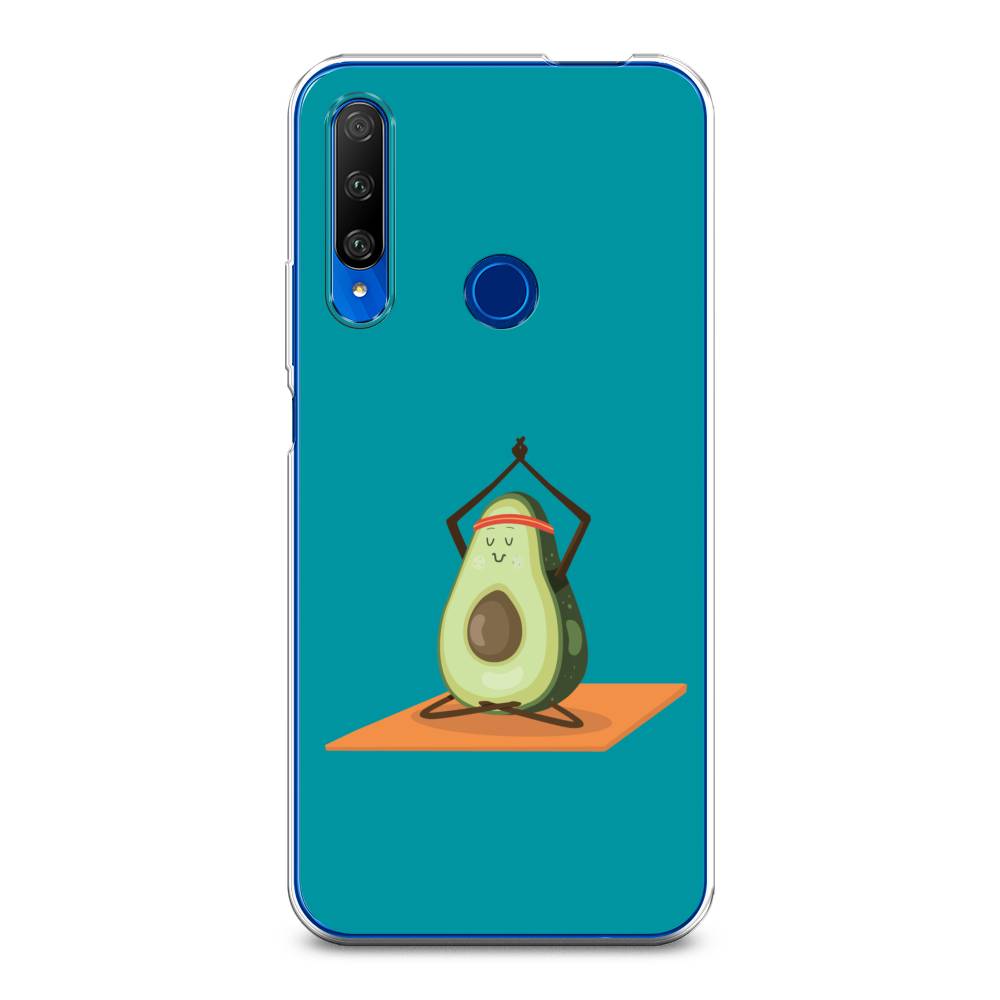 

Чехол на Huawei Honor 9X Premium "Расслабься с авокадо", Голубой, 610650-6