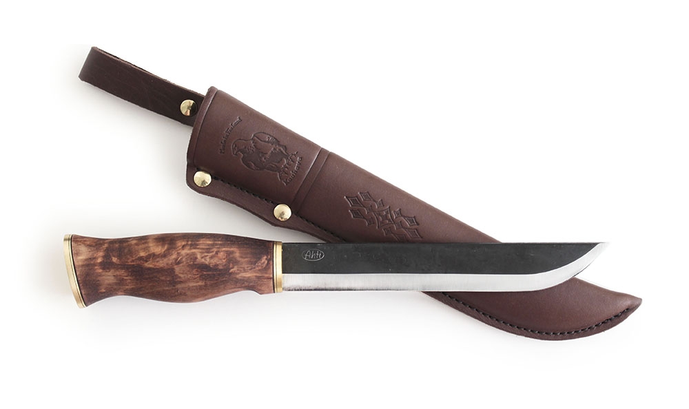 фото Нож с фиксированным клинком ahti 9618 puukko leuku 18