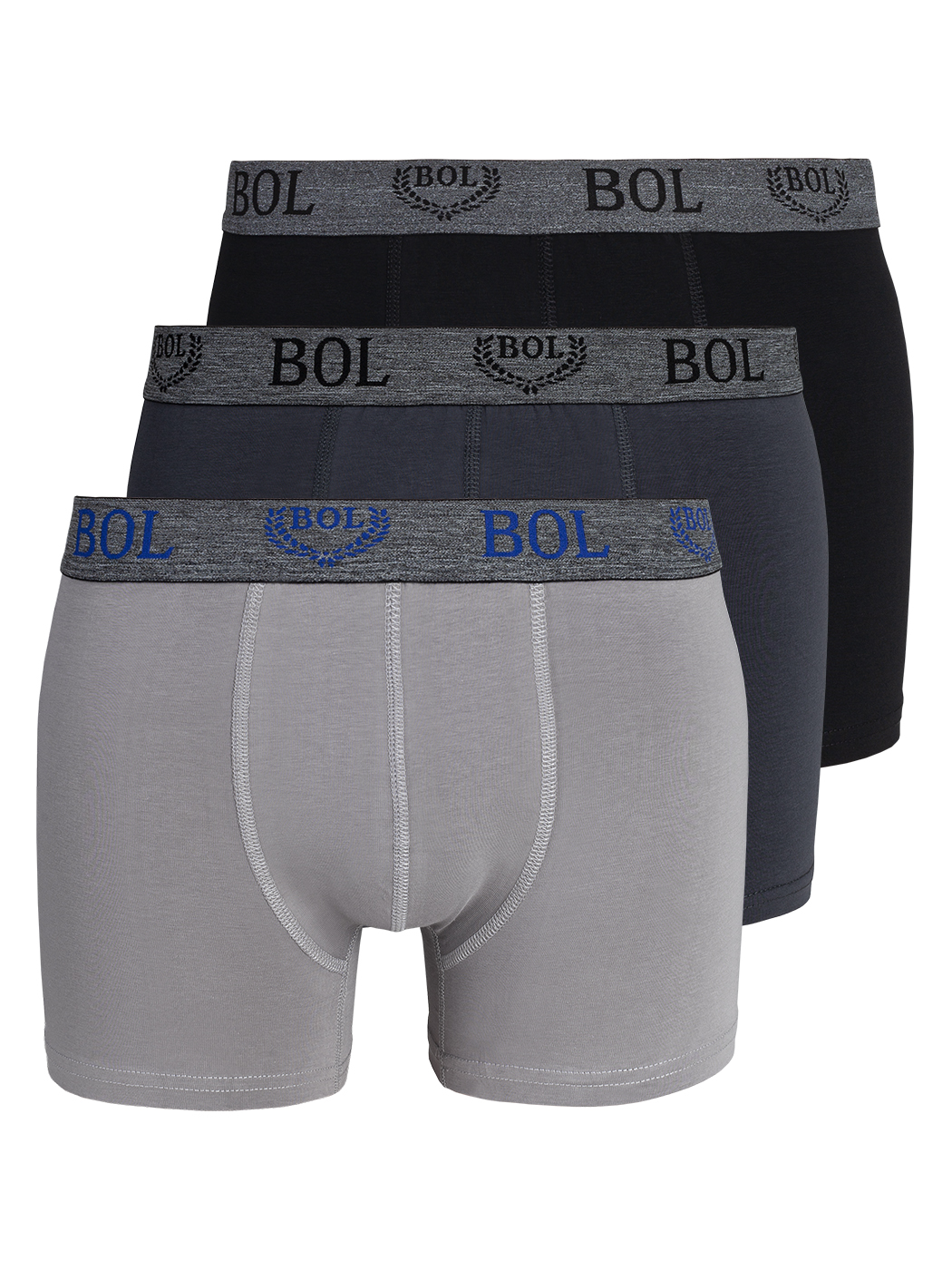 фото Комплект трусов мужских bol men's ebox178_s516 черных m