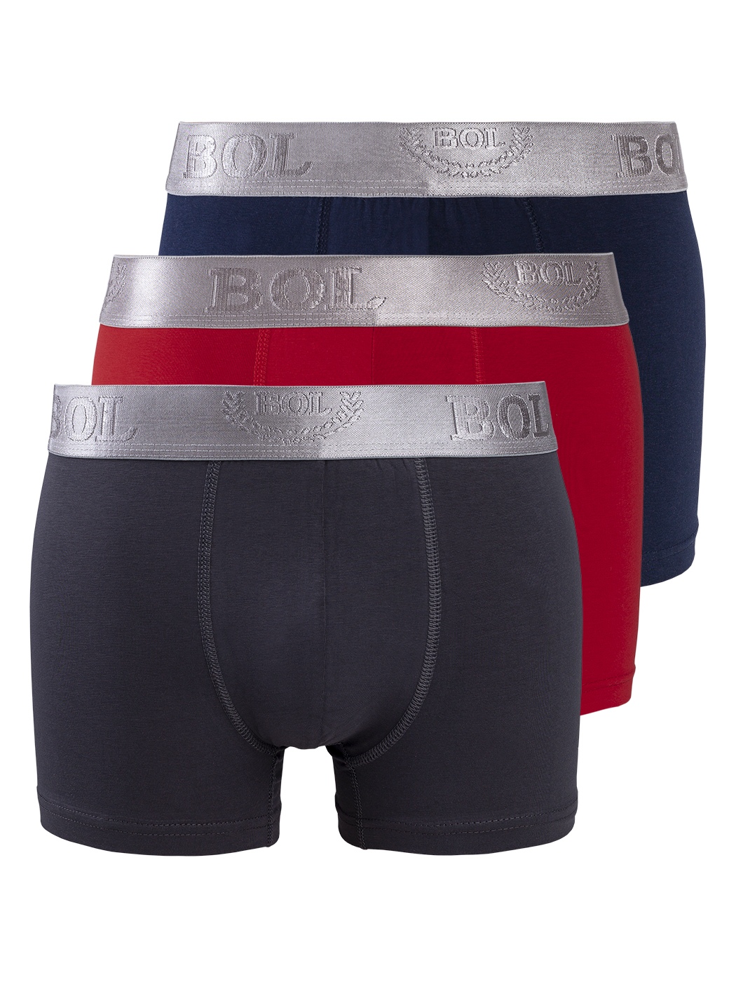 фото Комплект трусов мужских bol men's ebox178_s510 черных 2xl