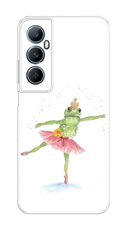 

Чехол на Realme C65 "Лягушка-балерина", Зеленый, 2516750-1