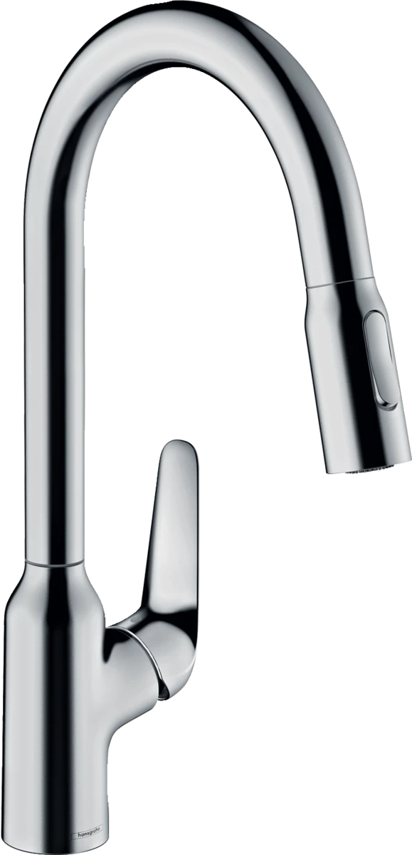 фото Смеситель для кухни hansgrohe focus m42 71800000 с вытяжным душем хром