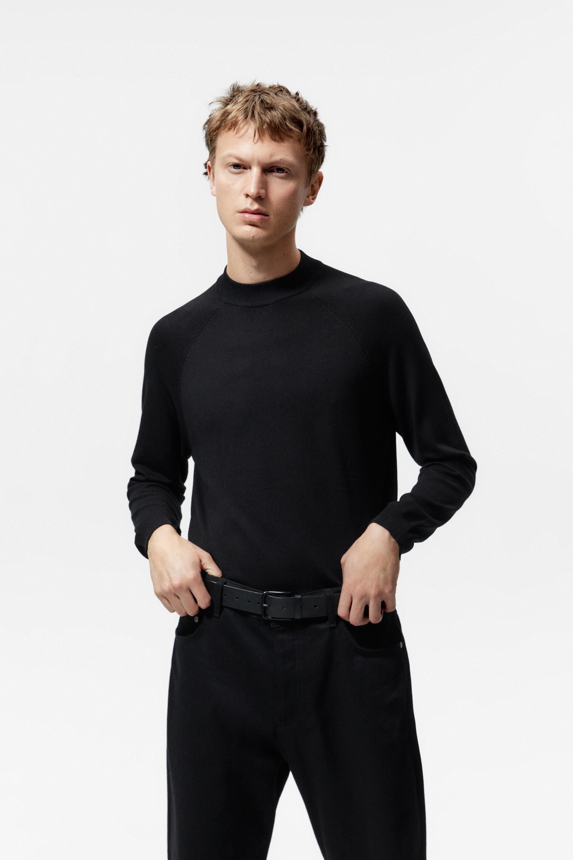 

Джемпер мужской ZARA 00304301 черный M (доставка из-за рубежа), 00304301