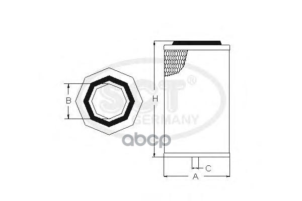 

Воздушный фильтр SB2277 GAZ GAZELLE BUSINESS 3302 ZMZ-405 EURO-3 07-