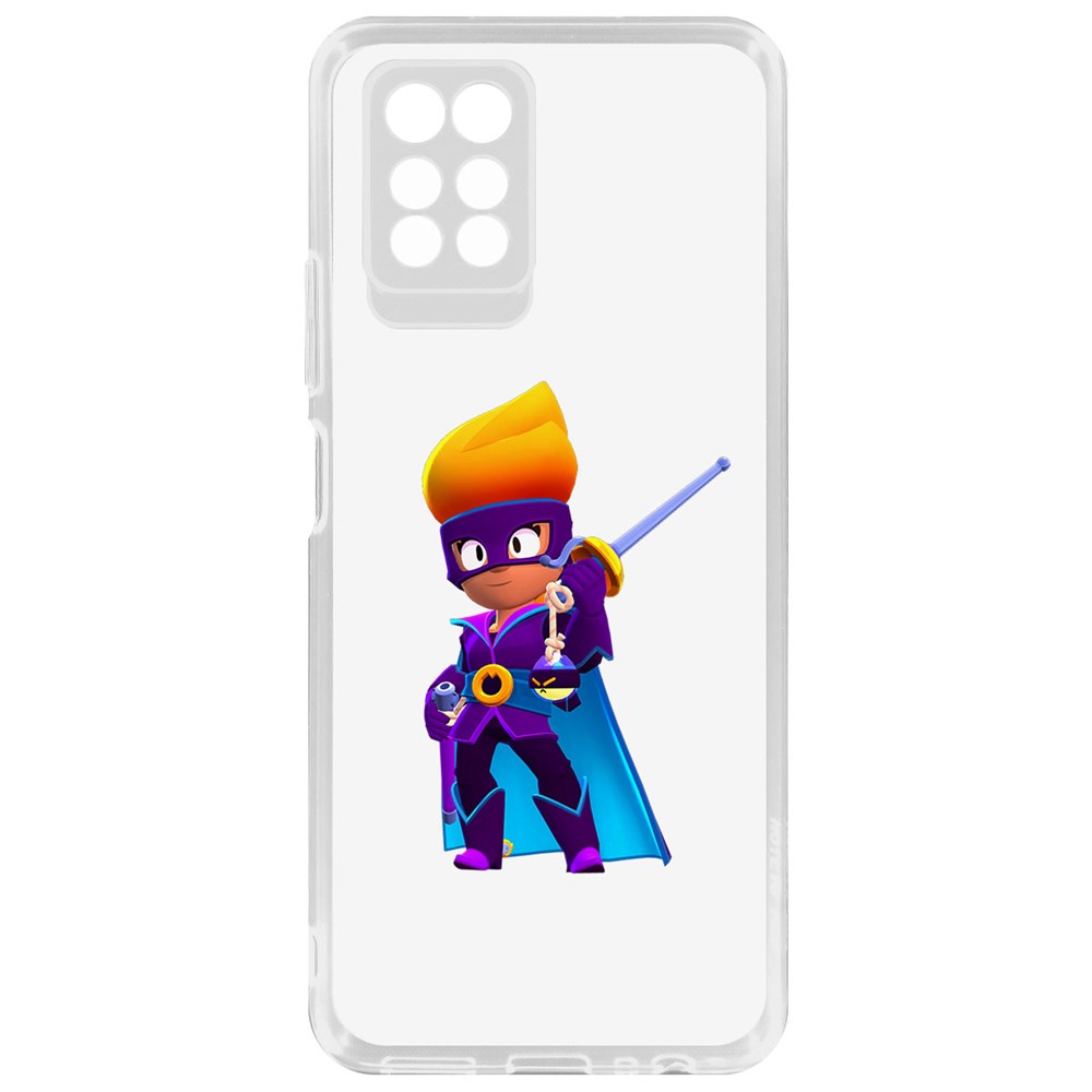 

Чехол-накладка Brawl Stars-Амбер де Ла Вега для Infinix Note 10 Pro, Прозрачный