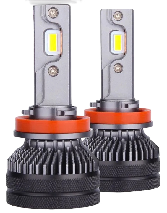 Светодиодные лампы DawnKnight K5C цоколь H11,H8 с температурой 6000k (2шт)