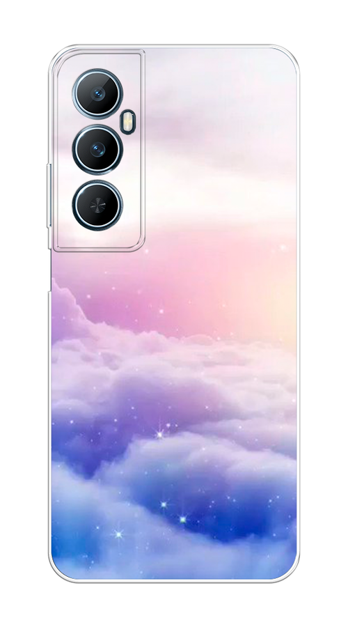 

Чехол на Realme C65 "Небеса", Голубой;белый;розовый, 2516750-1