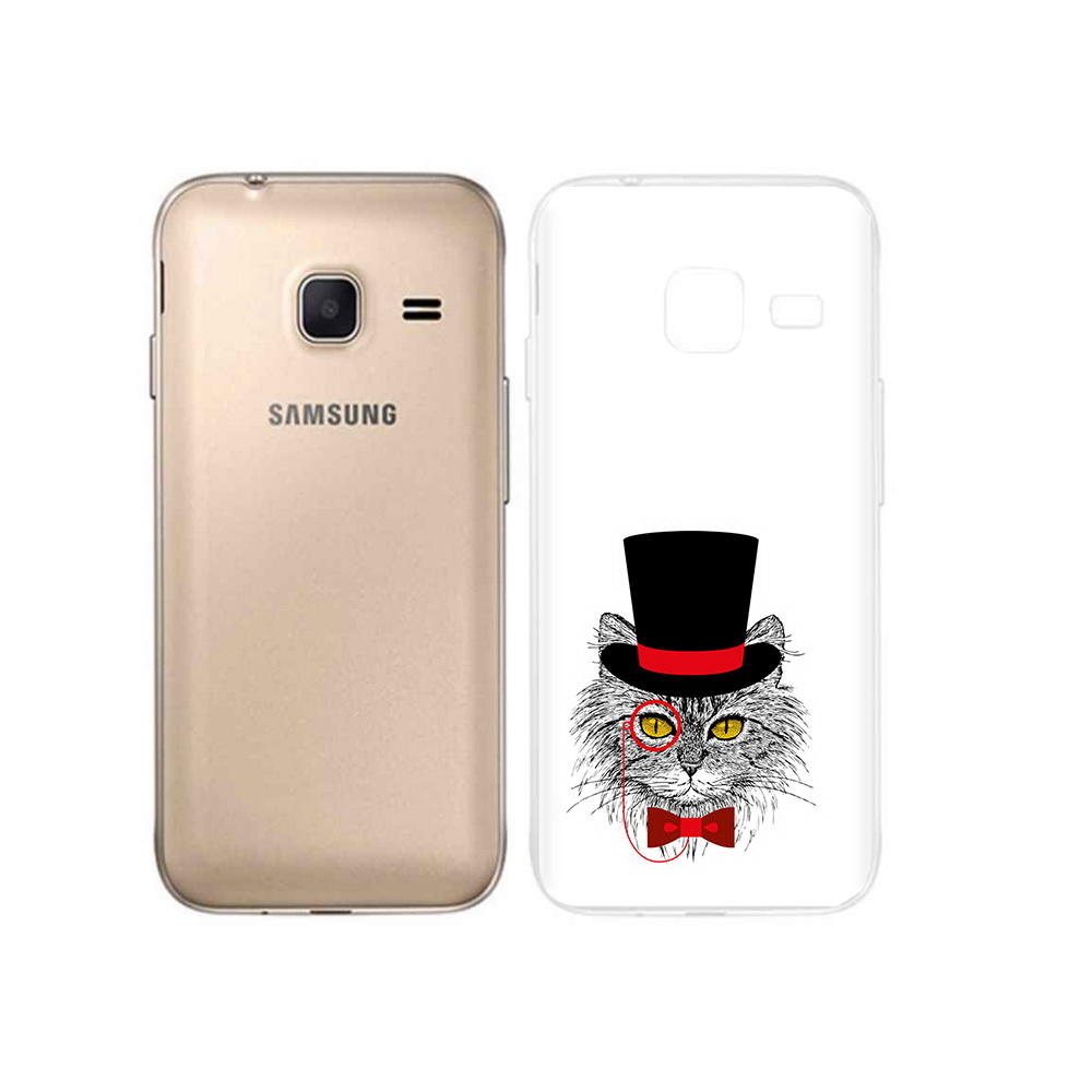

Чехол MyPads Tocco для Samsung Galaxy J1 mini кот в шляпе (PT24300.564.397), Tocco