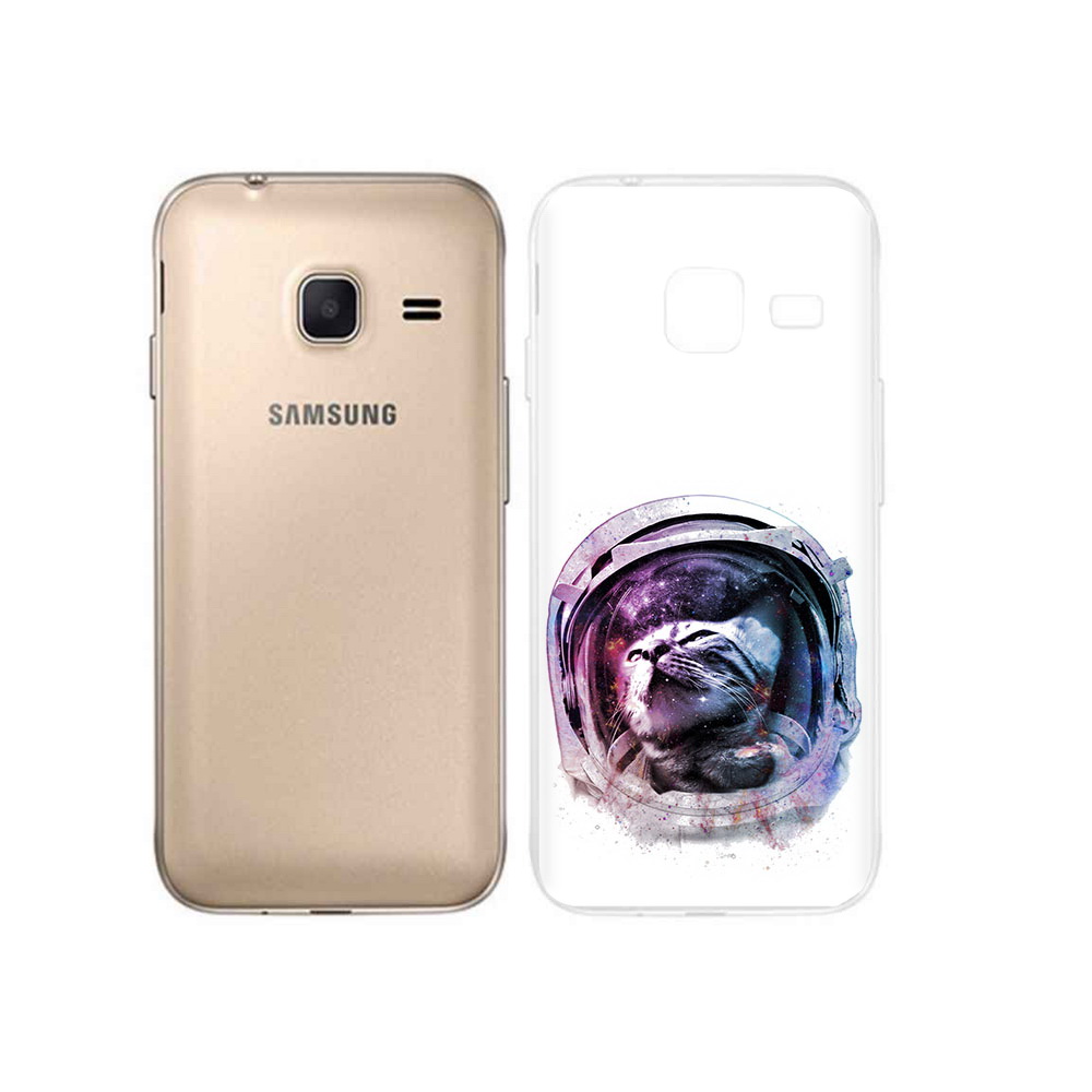 

Чехол MyPads Tocco для Samsung Galaxy J1 mini кот в шлеме (PT24300.564.396), Tocco