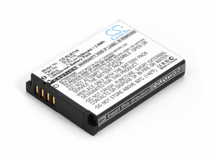

Аккумулятор для фотоаппарата Samsung SLB-11A, SLB-11EB (1400mAh), EA-SLB11A, SLB-11ASLB-11EB, SLB11A