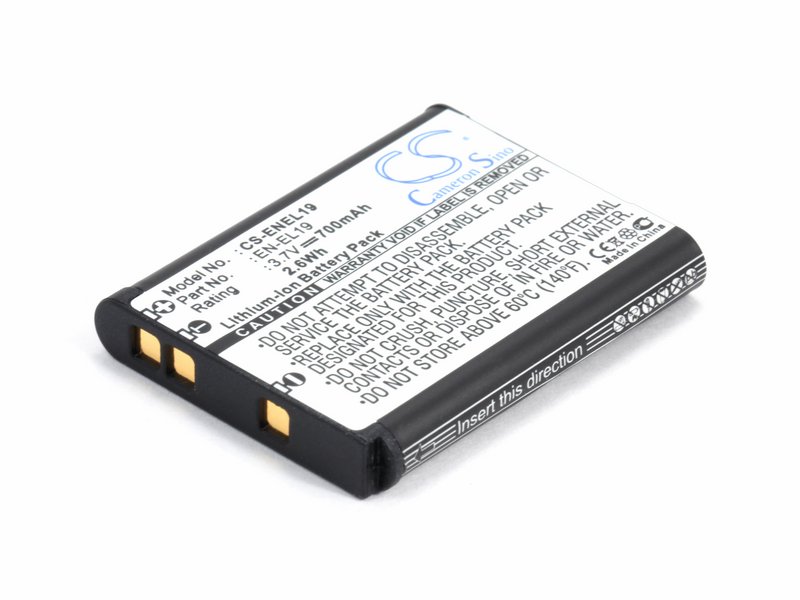 

Аккумулятор для фотоаппарата Nikon EN-EL19, NP-BJ1 (700mAh), EN-EL19NP-BJ1