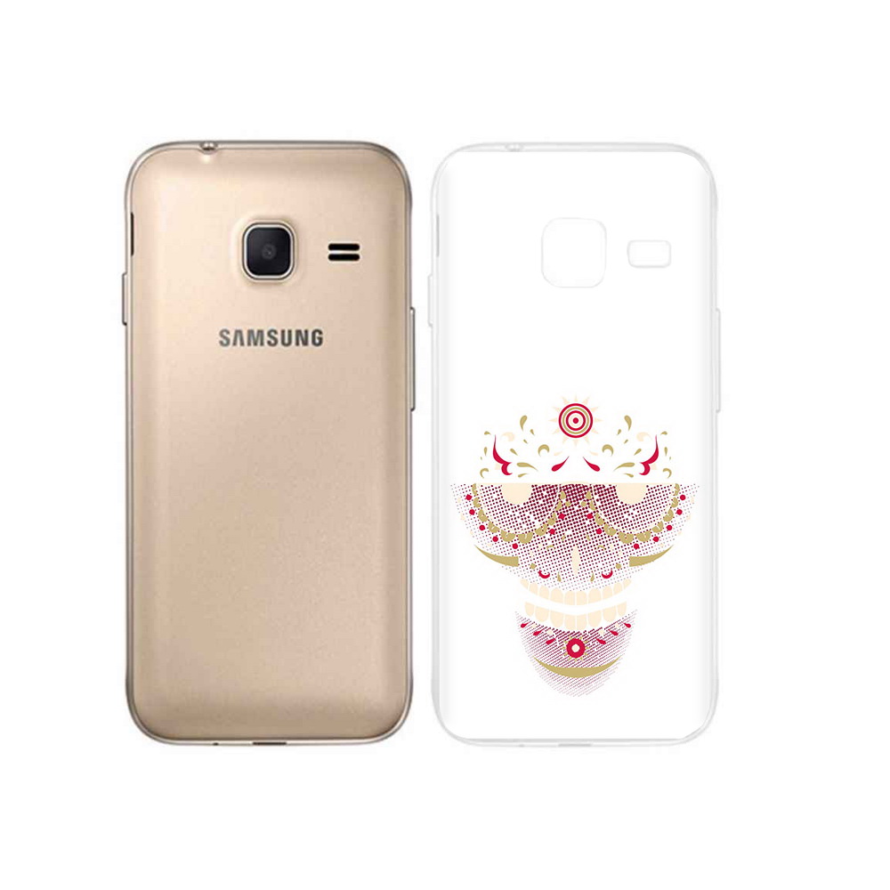 

Чехол MyPads Tocco для Samsung Galaxy J1 mini карнавальный скелет абстракция, Tocco