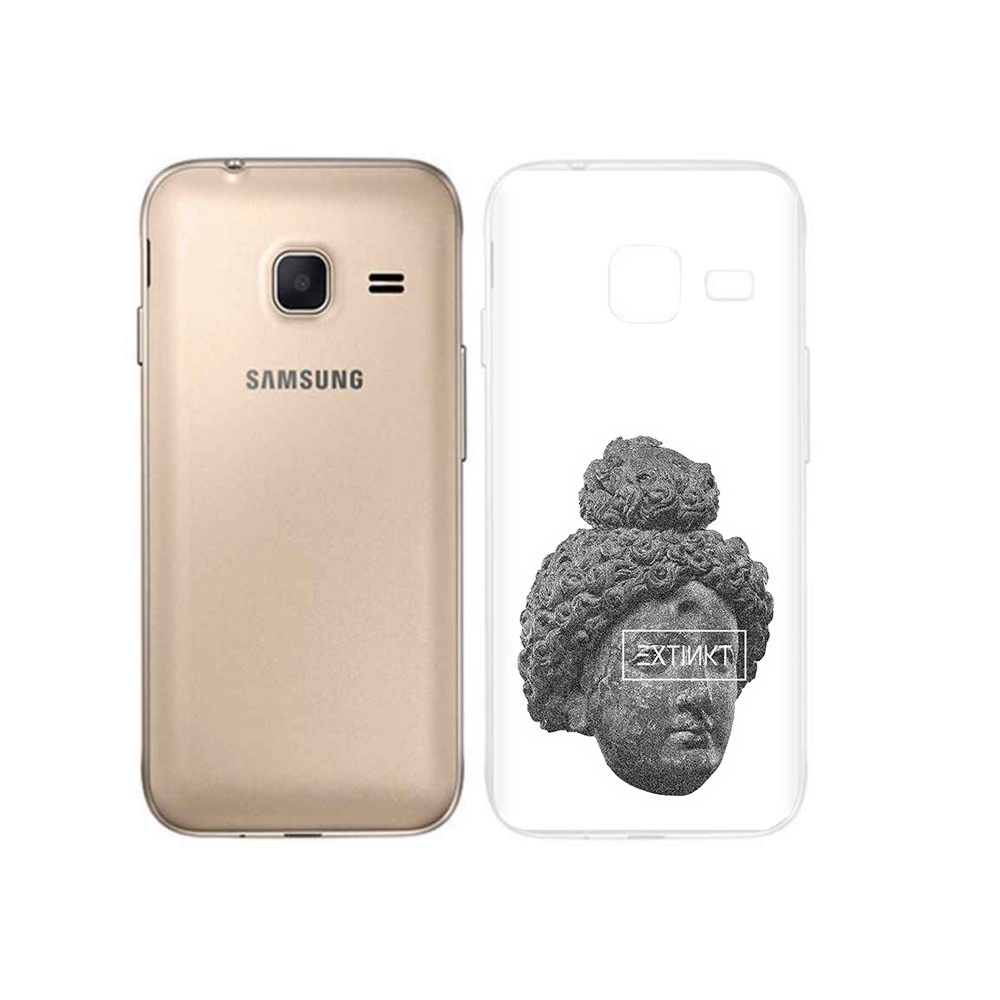 

Чехол MyPads Tocco для Samsung Galaxy J1 mini каменное лицо девушки (PT24300.564.383), Tocco