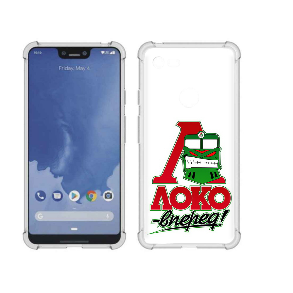 

Чехол MyPads Tocco для Google Pixel 3 XL ФК локо вперед, Прозрачный, Tocco