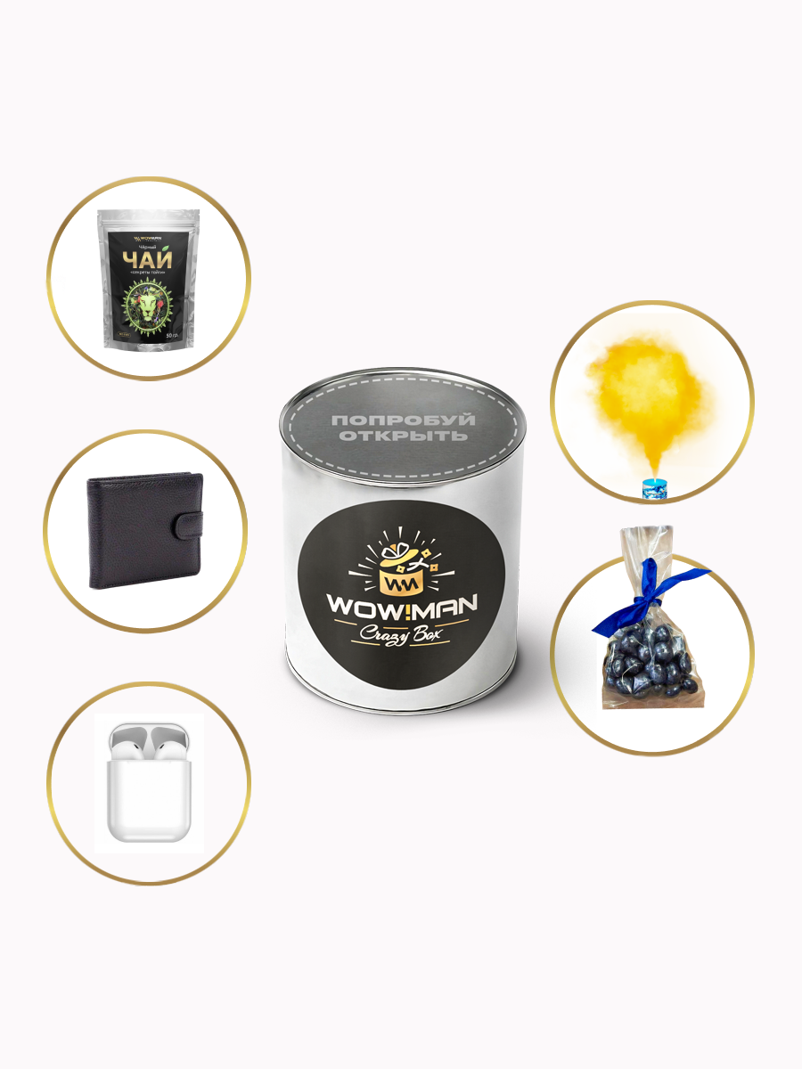 

Подарочный набор WowMan на день рождения Happy! End, WMC1012 Happy! End