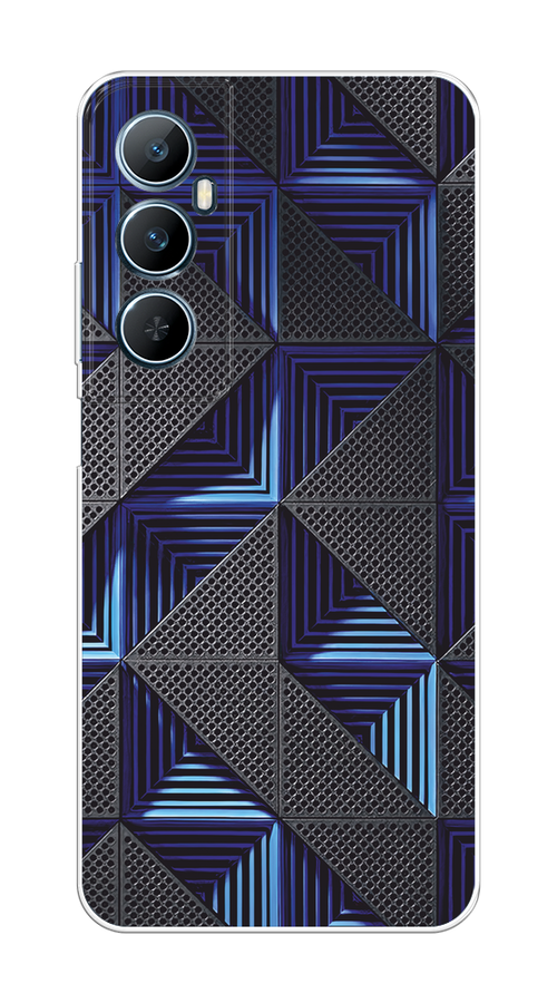 

Чехол на Realme C65 "IBM", Серый;синий, 2516750-1