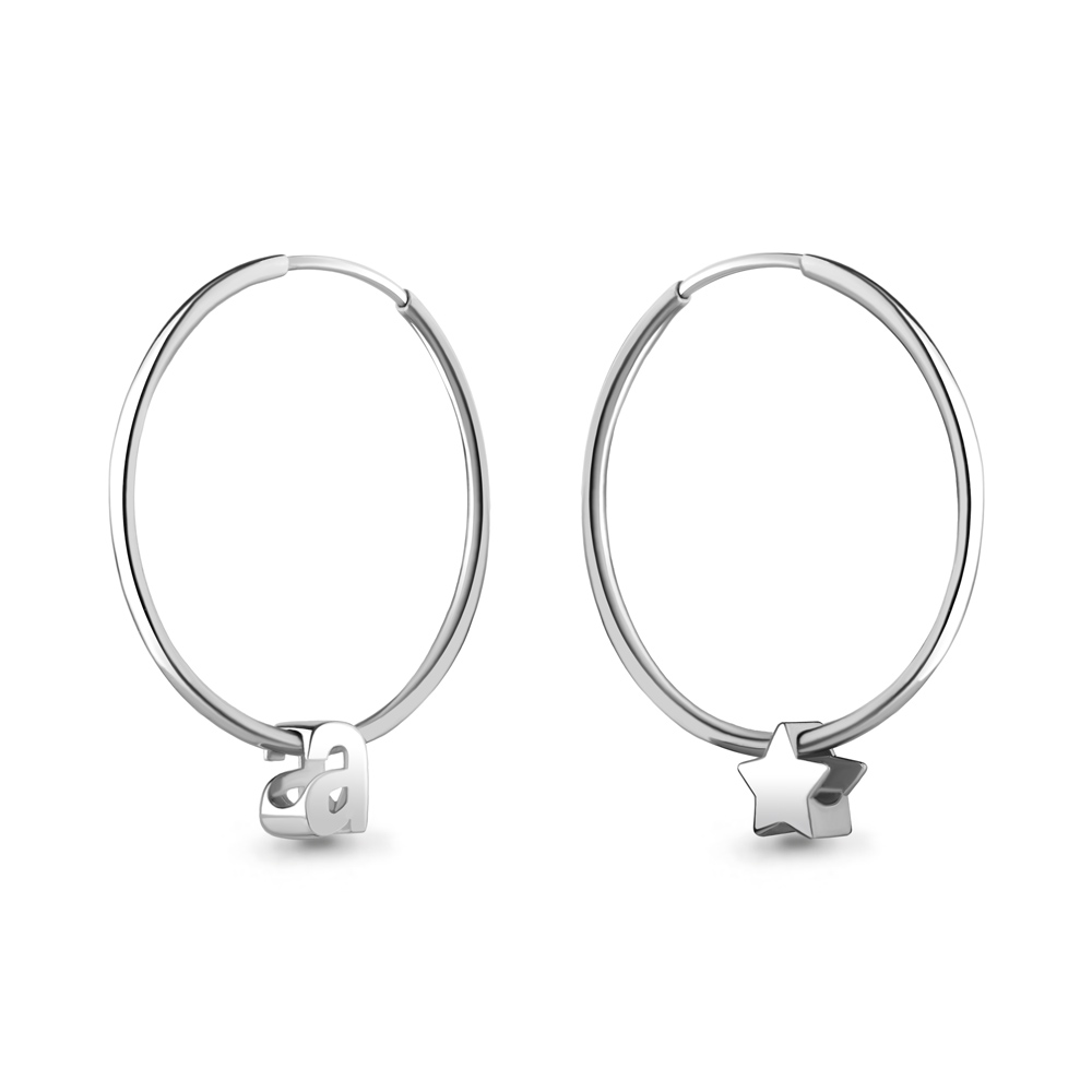 

Серьги из серебра Aquamarine 37025_925_р, 37025_925_р