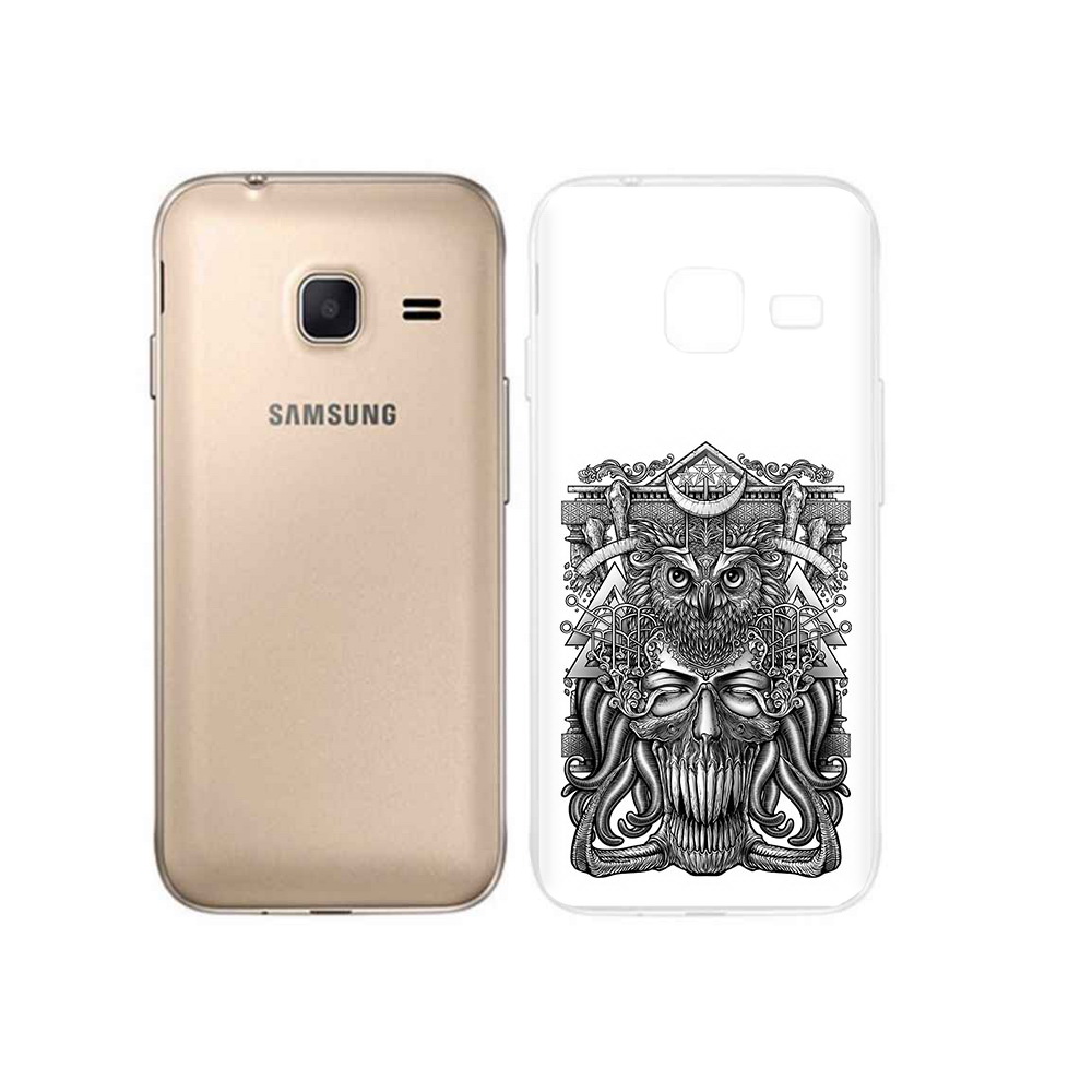 

Чехол MyPads Tocco для Samsung Galaxy J1 mini зубастая сова (PT24300.564.369), Tocco