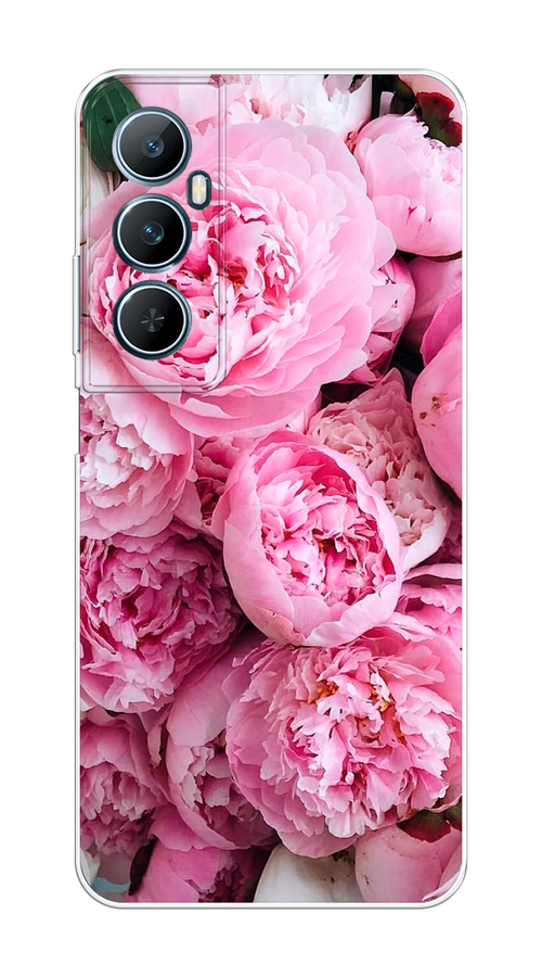 

Чехол на Realme C65 "Розовые пионы", Бежевый;розовый, 2516750-1