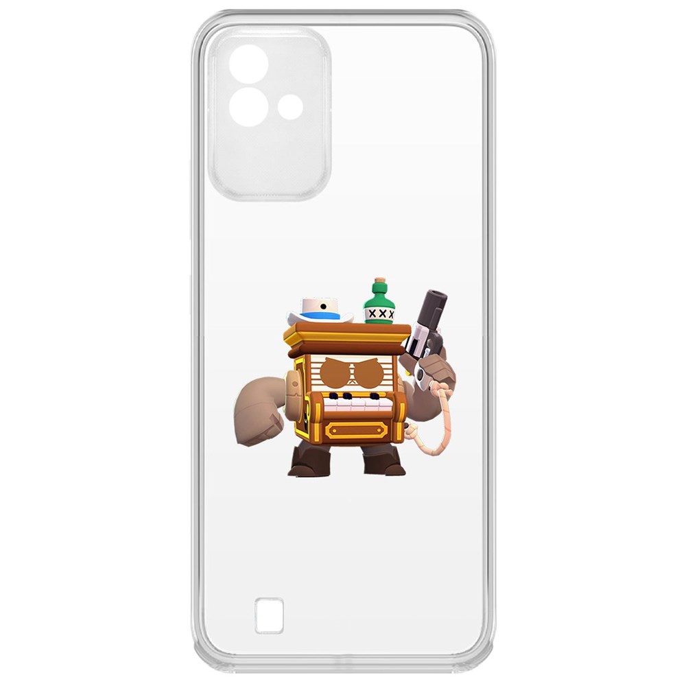 

Чехол-накладка Brawl Stars-8-бит из салуна для Realme Narzo 50i