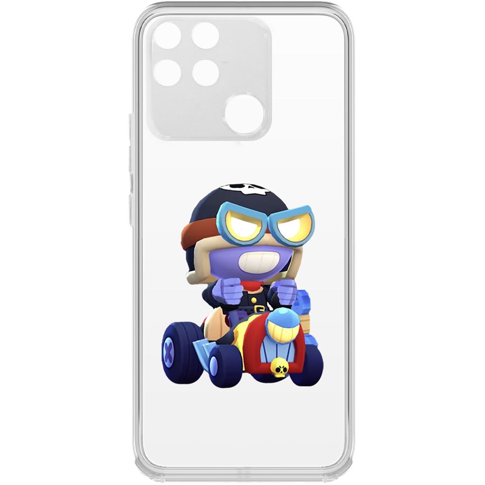 

Чехол-накладка Brawl Stars-Безумный Карл для Realme Narzo 50A