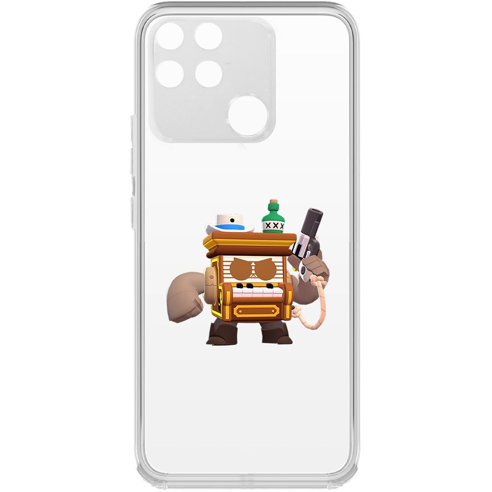 

Чехол-накладка Brawl Stars-8-бит из салуна для Realme Narzo 50A