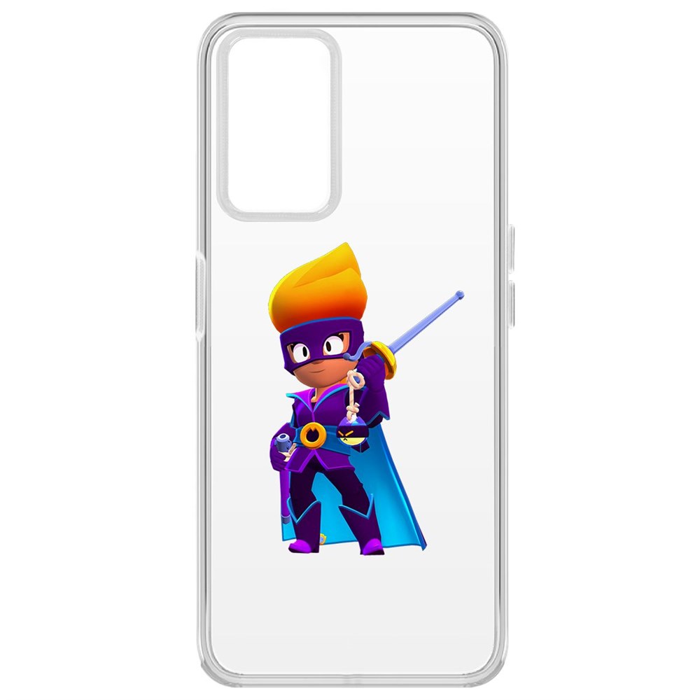 

Чехол-накладка Brawl Stars-Амбер де Ла Вега для Realme 9i, Прозрачный
