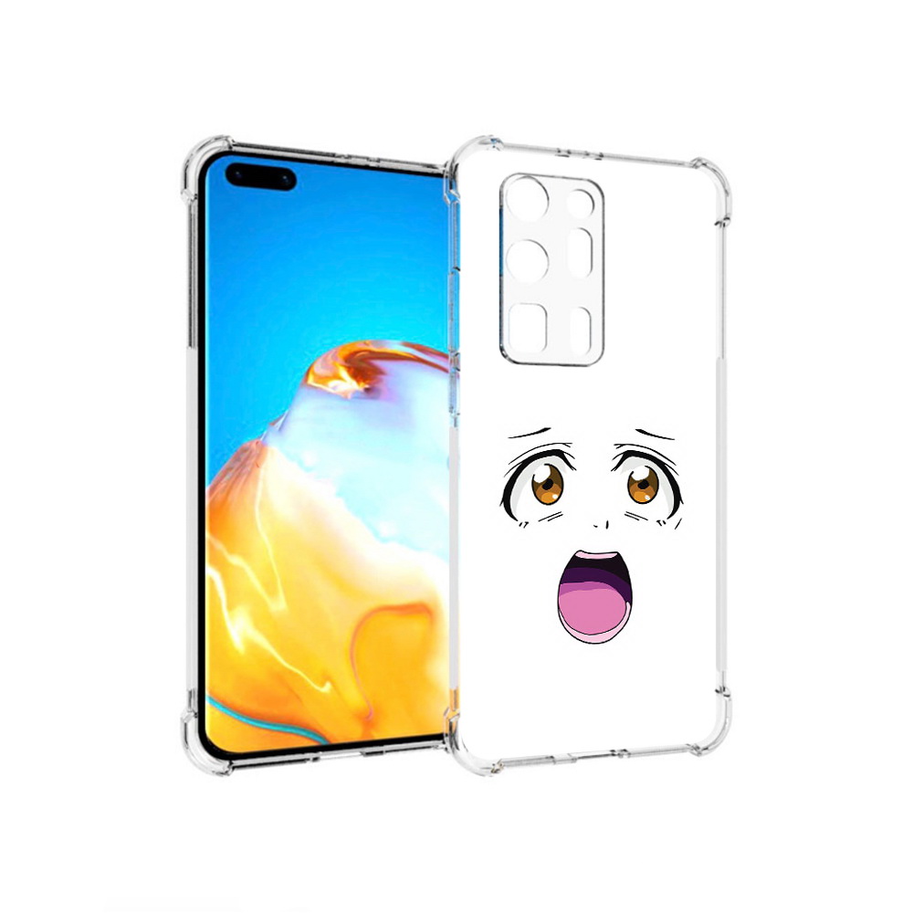 

Чехол MyPads Tocco для Huawei P40 Pro+ аниме лицао, Прозрачный, Tocco