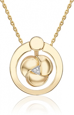 

Подвеска из золота с бриллиантом PLATINA jewelry 03-3365-00-101-1121, 03-3365-00-101-1121