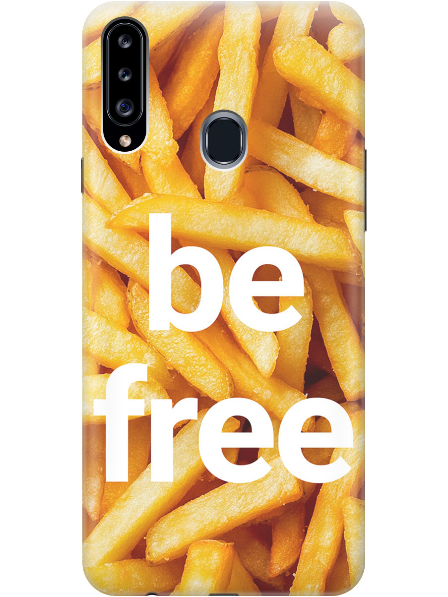

Силиконовый чехол на Samsung Galaxy A20s с принтом "Be Free", Прозрачный;белый;желтый, 722003361