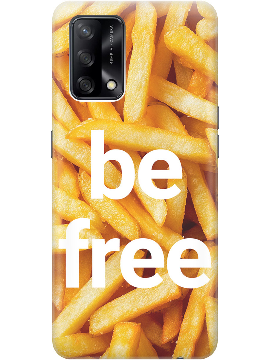 

Силиконовый чехол на OPPO A74 с принтом "Be Free", Прозрачный;белый;желтый, 726147261