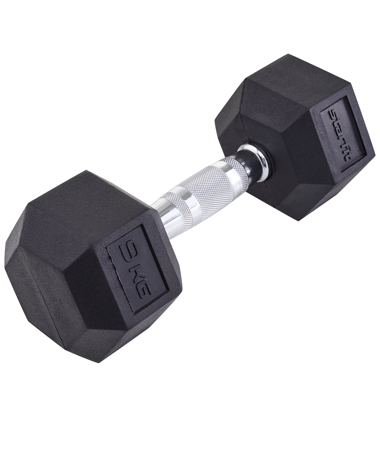 фото Starfit гантель гексагональная pro db-301 9 кг, обрезиненная, черная