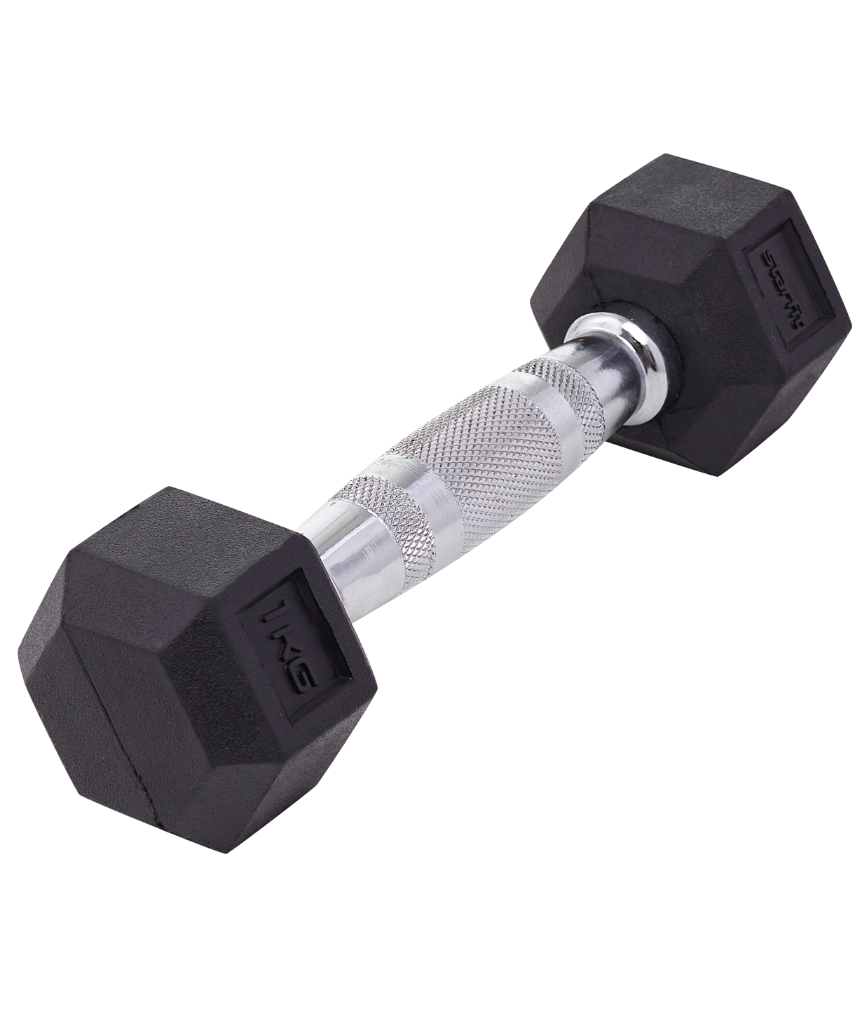 

Неразборная гантель обрезиненная StarFit DB-301 1 x 1 кг, черный, DB-301