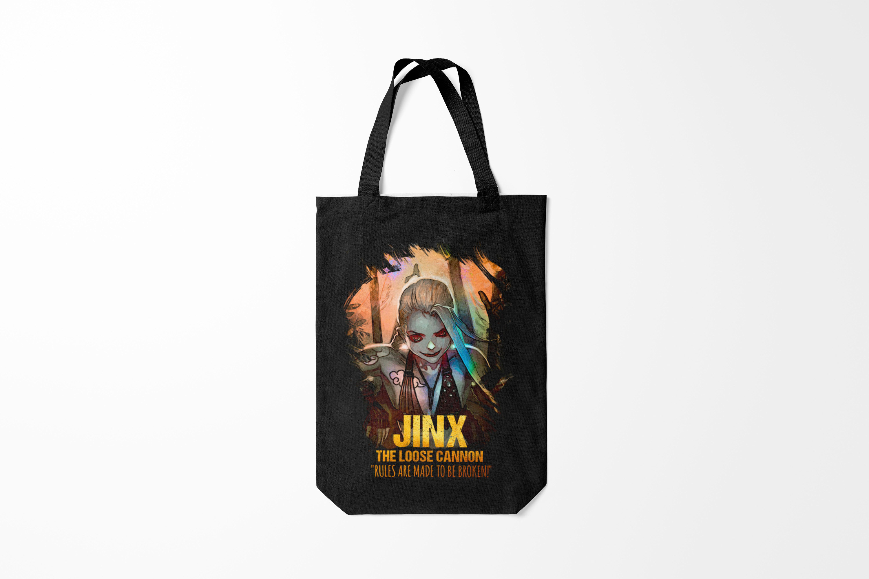 

Сумка шoппер унисекс Burnettie League Of Legends Jhin, черный, League Of Legends Jhin