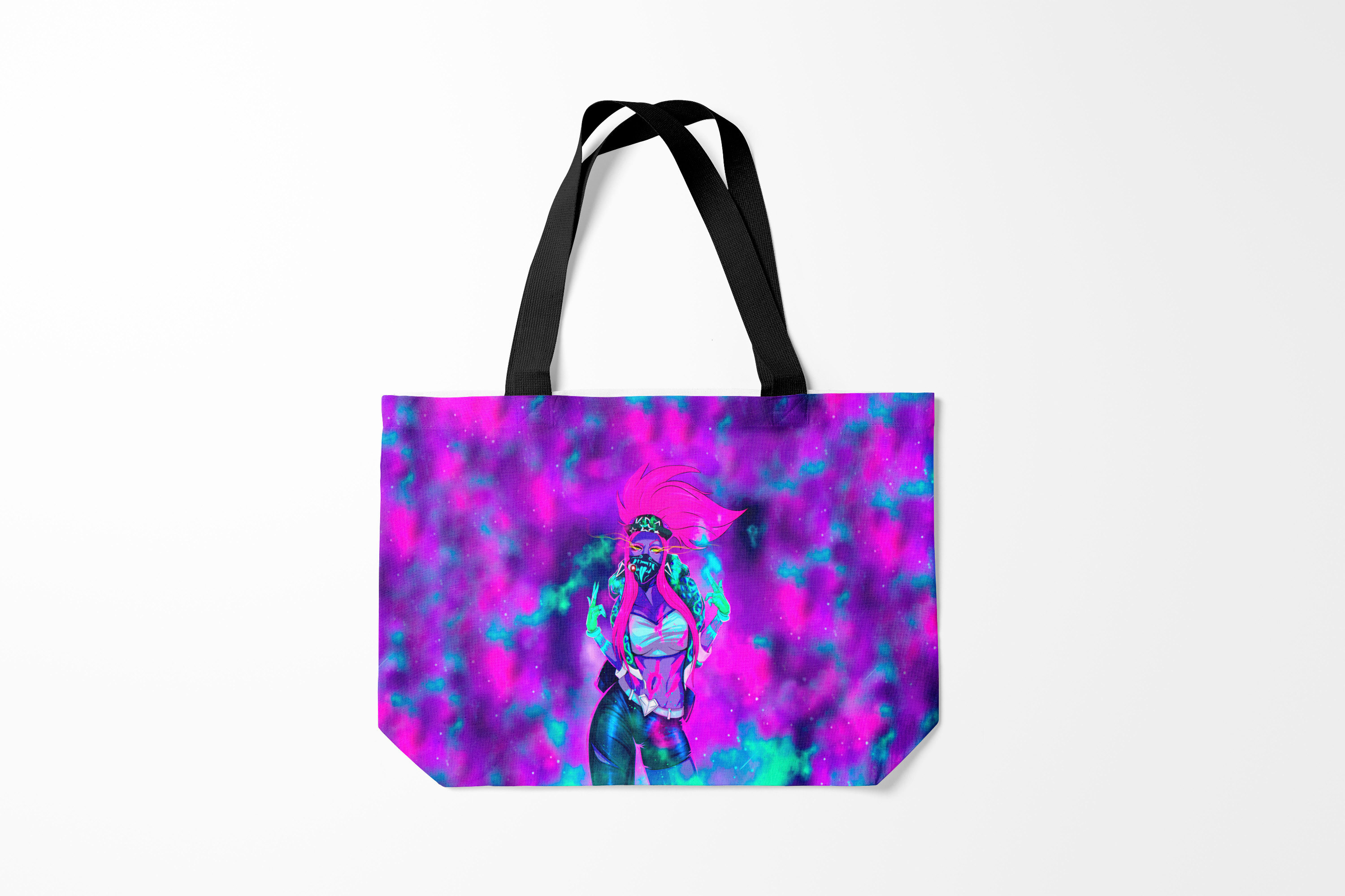 

Сумка шoппер унисекс Burnettie League Of Legends Akali. KDA, разноцветный, League Of Legends Akali. KDA