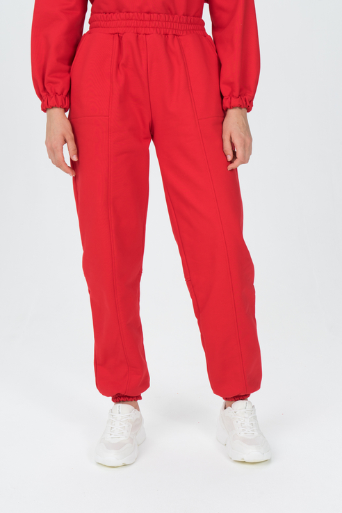 фото Спортивные брюки женские ennergiia aw21-w04 красные 42