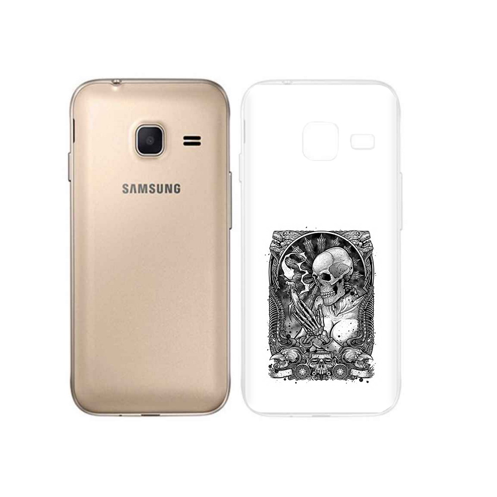 

Чехол MyPads Tocco для Samsung Galaxy J1 mini девушка скелет (PT24300.564.316), Tocco