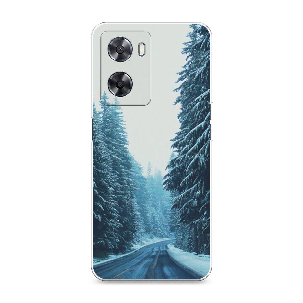 

Чехол на Oppo A57 4G "Зима 9", Бежевый;голубой;черный, 2511850-2