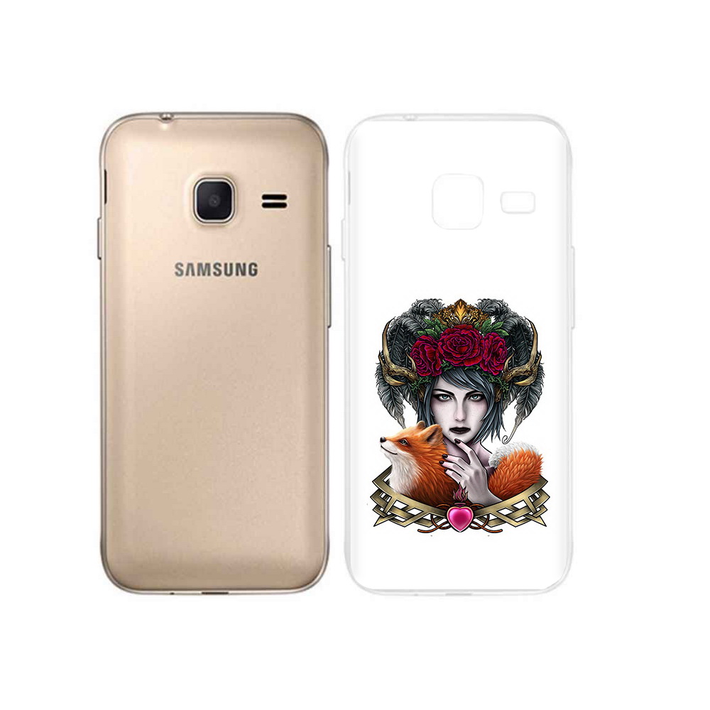 

Чехол MyPads Tocco для Samsung Galaxy J1 mini девушка с лисой (PT24300.564.314), Tocco