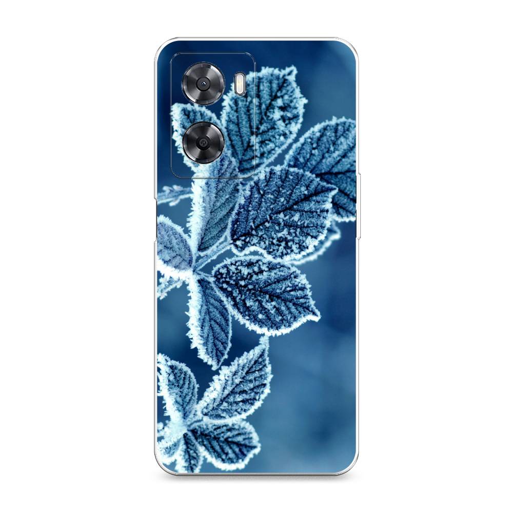 

Чехол на Oppo A57 4G "Зима 6", Голубой;белый, 2511850-2